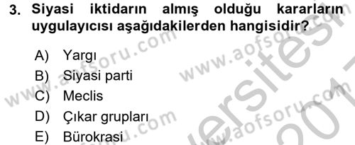 Kamu Ekonomisi 2 Dersi 2016 - 2017 Yılı 3 Ders Sınav Soruları 3. Soru