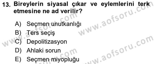 Kamu Ekonomisi 2 Dersi 2016 - 2017 Yılı (Final) Dönem Sonu Sınav Soruları 13. Soru