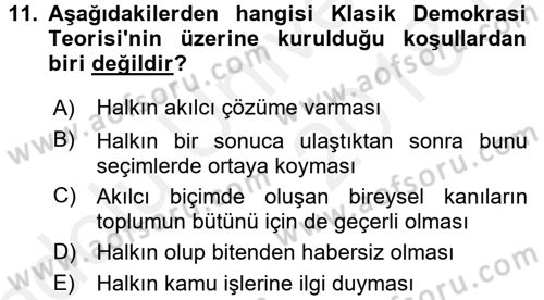 Kamu Ekonomisi 2 Dersi 2017 - 2018 Yılı 3 Ders Sınav Soruları 11. Soru