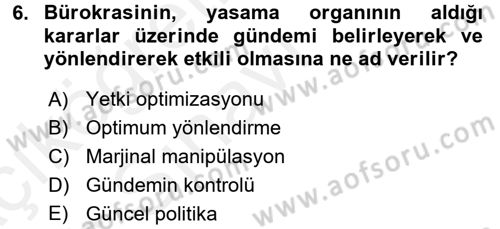Kamu Ekonomisi 2 Dersi 2017 - 2018 Yılı 3 Ders Sınav Soruları 6. Soru