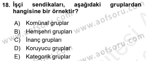 Kamu Ekonomisi 2 Dersi 2017 - 2018 Yılı (Vize) Ara Sınav Soruları 18. Soru