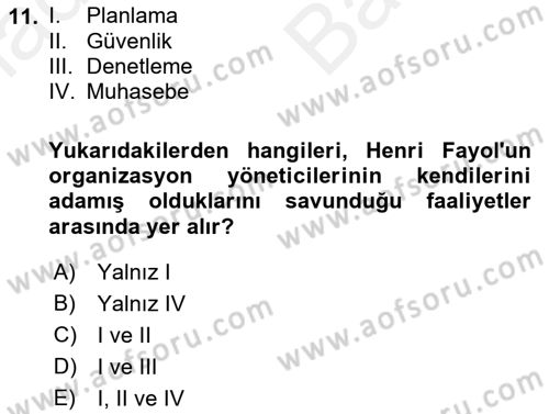 Kamu Ekonomisi 2 Dersi 2018 - 2019 Yılı (Vize) Ara Sınav Soruları 11. Soru