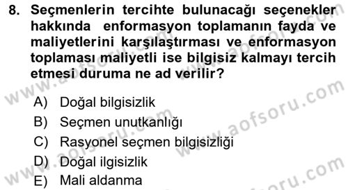 Kamu Ekonomisi 2 Dersi 2018 - 2019 Yılı (Final) Dönem Sonu Sınav Soruları 8. Soru