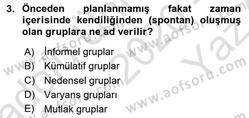 Kamu Ekonomisi 2 Dersi 2020 - 2021 Yılı Yaz Okulu Sınav Soruları 3. Soru
