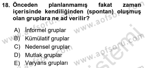 Kamu Ekonomisi 2 Dersi 2021 - 2022 Yılı (Vize) Ara Sınav Soruları 18. Soru