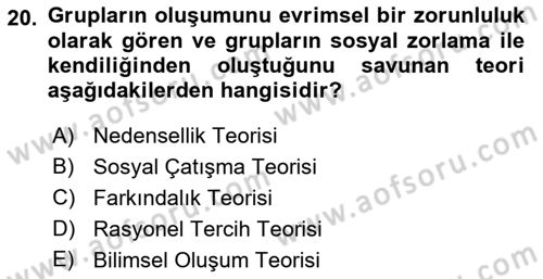 Kamu Ekonomisi 2 Dersi 2021 - 2022 Yılı (Vize) Ara Sınav Soruları 20. Soru