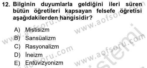 Kamu Ekonomisi 2 Dersi 2021 - 2022 Yılı (Final) Dönem Sonu Sınav Soruları 12. Soru