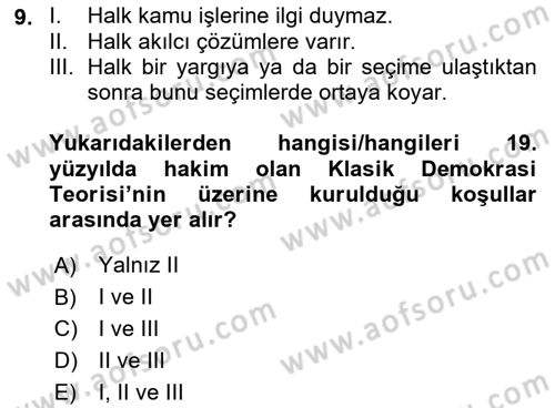 Kamu Ekonomisi 2 Dersi 2021 - 2022 Yılı (Final) Dönem Sonu Sınav Soruları 9. Soru