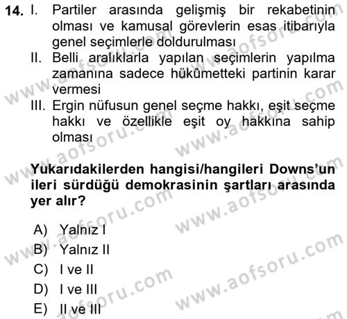 Kamu Ekonomisi 2 Dersi 2022 - 2023 Yılı Yaz Okulu Sınav Soruları 14. Soru