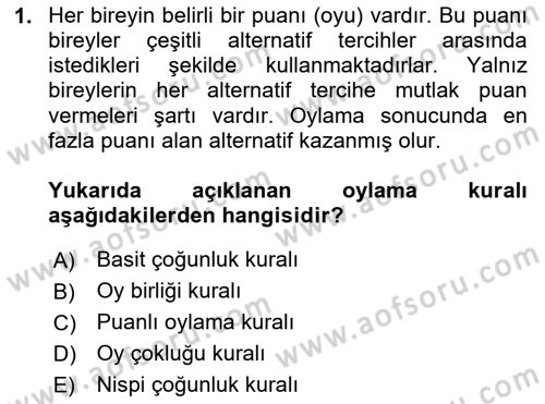 Kamu Ekonomisi 2 Dersi 2023 - 2024 Yılı (Final) Dönem Sonu Sınav Soruları 1. Soru