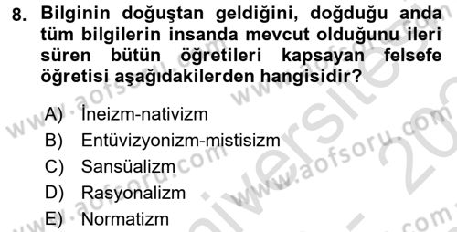 Kamu Ekonomisi 2 Dersi 2023 - 2024 Yılı (Final) Dönem Sonu Sınavı 8. Soru