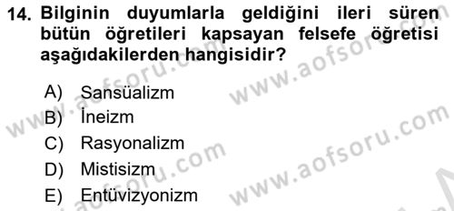 Kamu Ekonomisi 2 Dersi 2023 - 2024 Yılı Yaz Okulu Sınav Soruları 14. Soru