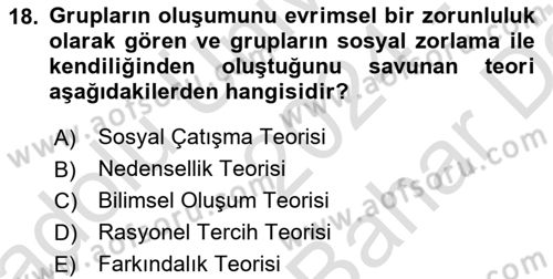 Kamu Ekonomisi 2 Dersi 2024 - 2025 Yılı (Vize) Ara Sınav Soruları 18. Soru