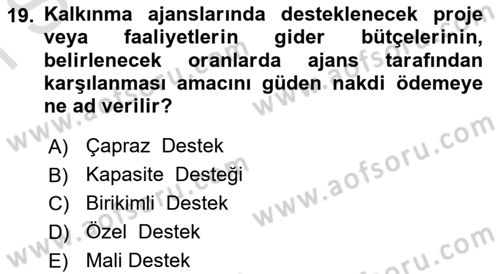 Sosyal Bilimlerde Proje Yönetimi Dersi 2022 - 2023 Yılı (Final) Dönem Sonu Sınav Soruları 19. Soru