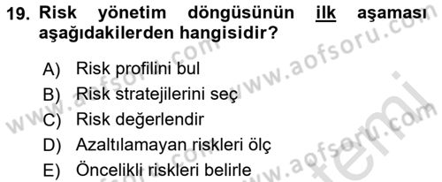 Sosyal Bilimlerde Proje Yönetimi Dersi 2023 - 2024 Yılı (Final) Dönem Sonu Sınav Soruları 19. Soru