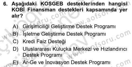 Sosyal Bilimlerde Proje Yönetimi Dersi 2023 - 2024 Yılı (Final) Dönem Sonu Sınav Soruları 6. Soru
