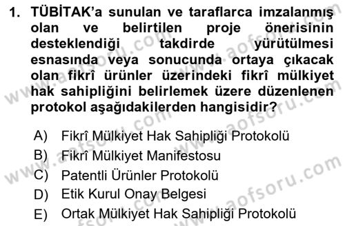 Sosyal Bilimlerde Proje Yönetimi Dersi 2024 - 2025 Yılı (Final) Dönem Sonu Sınav Soruları 1. Soru