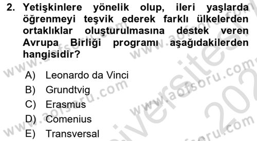 Sosyal Bilimlerde Proje Yönetimi Dersi 2024 - 2025 Yılı (Final) Dönem Sonu Sınav Soruları 2. Soru