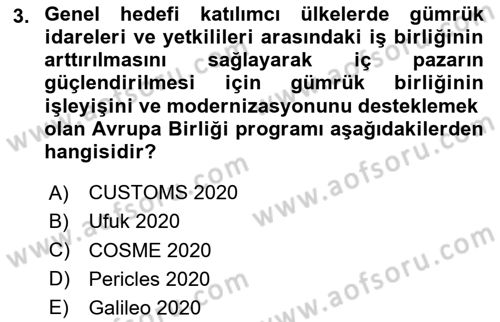 Sosyal Bilimlerde Proje Yönetimi Dersi 2024 - 2025 Yılı (Final) Dönem Sonu Sınav Soruları 3. Soru