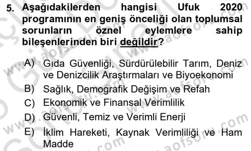 Sosyal Bilimlerde Proje Yönetimi Dersi 2024 - 2025 Yılı (Final) Dönem Sonu Sınav Soruları 5. Soru
