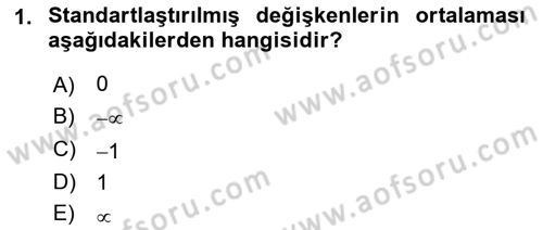 Ekonometrinin temelleri Dersi 2021 - 2022 Yılı (Final) Dönem Sonu Sınav Soruları 1. Soru