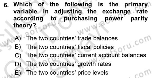 Monetary Theory and Policy Dersi 2025 - 2026 Yılı (Final) Dönem Sonu Sınav Soruları 6. Soru