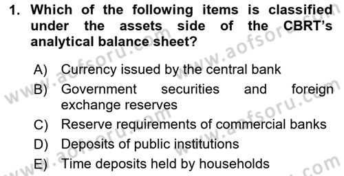 Monetary Theory and Policy Dersi 2025 - 2026 Yılı Yaz Okulu Sınav Soruları 1. Soru