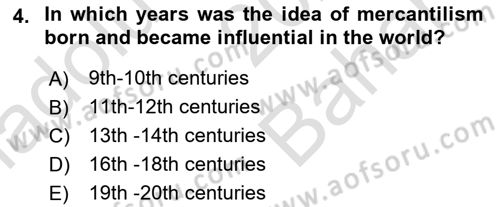 Public Finance Dersi 2023 - 2024 Yılı (Vize) Ara Sınav Soruları 4. Soru
