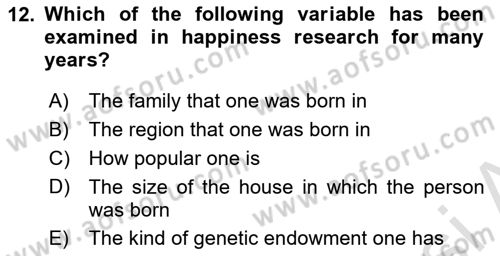Behavioral Economics Dersi 2024 - 2025 Yılı (Final) Dönem Sonu Sınav Soruları 12. Soru