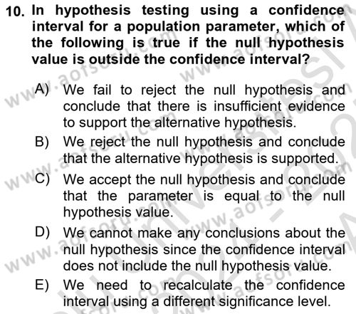 Econometrics 1 Dersi 2024 - 2025 Yılı (Vize) Ara Sınav Soruları 10. Soru