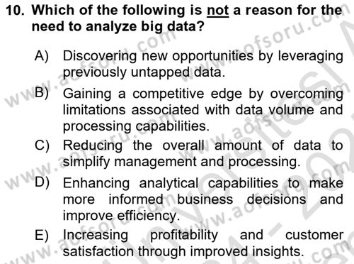 Econometrics 1 Dersi 2024 - 2025 Yılı (Final) Dönem Sonu Sınav Soruları 10. Soru