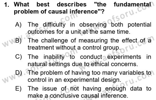 Econometrics 2 Dersi 2023 - 2024 Yılı (Final) Dönem Sonu Sınav Soruları 1. Soru