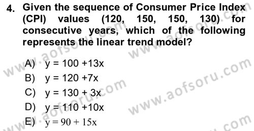 Econometrics 2 Dersi 2024 - 2025 Yılı (Vize) Ara Sınav Soruları 4. Soru