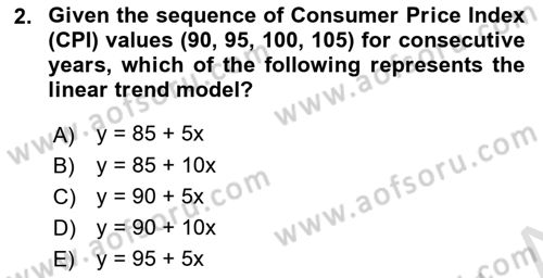 Econometrics 2 Dersi 2024 - 2025 Yılı Yaz Okulu Sınav Soruları 2. Soru