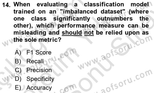 Econometrics 2 Dersi 2025 - 2026 Yılı (Final) Dönem Sonu Sınav Soruları 14. Soru
