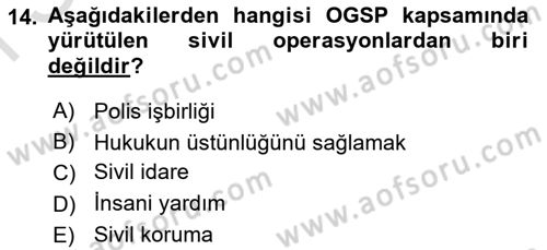 Avrupa Birliği Dersi 2024 - 2025 Yılı (Final) Dönem Sonu Sınav Soruları 14. Soru