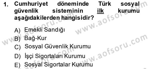 Türkiye Ekonomisi Dersi 2014 - 2015 Yılı (Final) Dönem Sonu Sınav Soruları 1. Soru