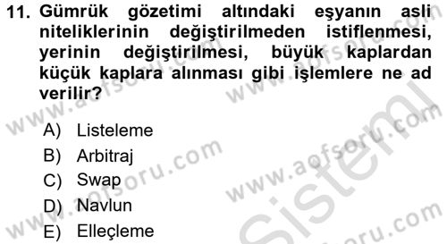 Türkiye Ekonomisi Dersi 2015 - 2016 Yılı (Final) Dönem Sonu Sınav Soruları 11. Soru