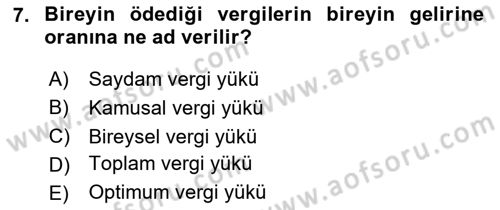 Türkiye Ekonomisi Dersi 2024 - 2025 Yılı Yaz Okulu Sınav Soruları 7. Soru