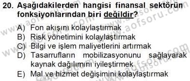 İktisadi Kalkınma Dersi Ara Sınavı Deneme Sınav Soruları 20. Soru