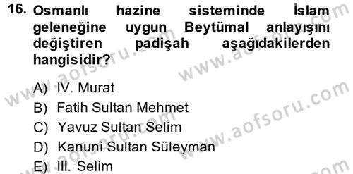 Ekonominin Güncel Sorunları Dersi 2014 - 2015 Yılı (Final) Dönem Sonu Sınav Soruları 16. Soru