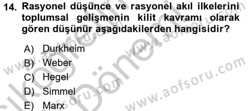 Ekonominin Güncel Sorunları Dersi 2016 - 2017 Yılı (Vize) Ara Sınav Soruları 14. Soru