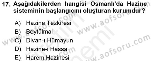 Ekonominin Güncel Sorunları Dersi 2017 - 2018 Yılı (Final) Dönem Sonu Sınav Soruları 17. Soru