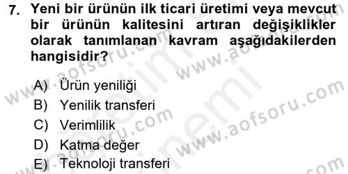 Ekonominin Güncel Sorunları Dersi 2017 - 2018 Yılı (Final) Dönem Sonu Sınav Soruları 7. Soru