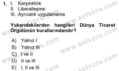 Ekonominin Güncel Sorunları Dersi 2018 - 2019 Yılı 3 Ders Sınav Soruları 1. Soru