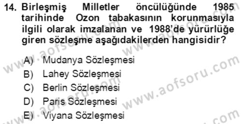 Ekonominin Güncel Sorunları Dersi 2021 - 2022 Yılı Yaz Okulu Sınav Soruları 14. Soru