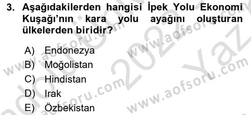 Ekonominin Güncel Sorunları Dersi 2022 - 2023 Yılı Yaz Okulu Sınav Soruları 3. Soru
