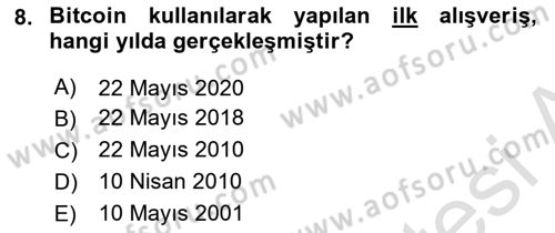 Ekonominin Güncel Sorunları Dersi 2023 - 2024 Yılı Yaz Okulu Sınav Soruları 8. Soru