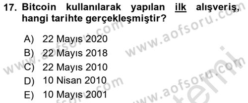 Ekonominin Güncel Sorunları Dersi 2024 - 2025 Yılı (Vize) Ara Sınav Soruları 17. Soru