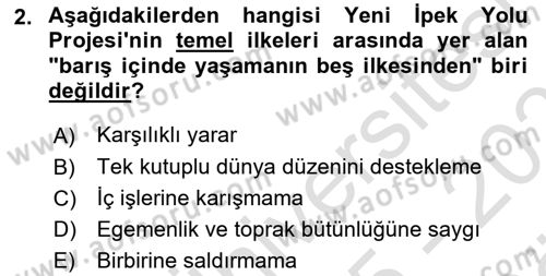 Ekonominin Güncel Sorunları Dersi 2025 - 2026 Yılı (Vize) Ara Sınav Soruları 2. Soru